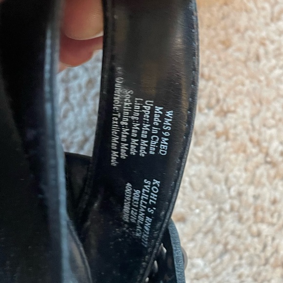 Simply Vera Strap Wedge Sandals Size 9 - Picture 4 of 5